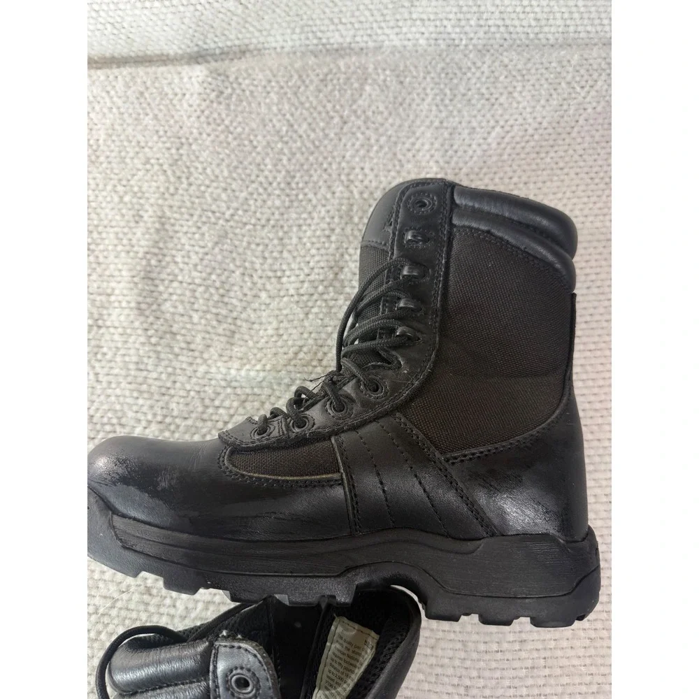 Thorogood 804-6087 Black Tactical Work Boots Mens 5.5 Women 7.5 Steel Toe EH